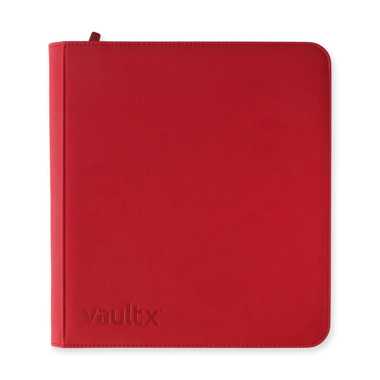 12-Pocket Exo-Tec® Zip Binder Fire Red