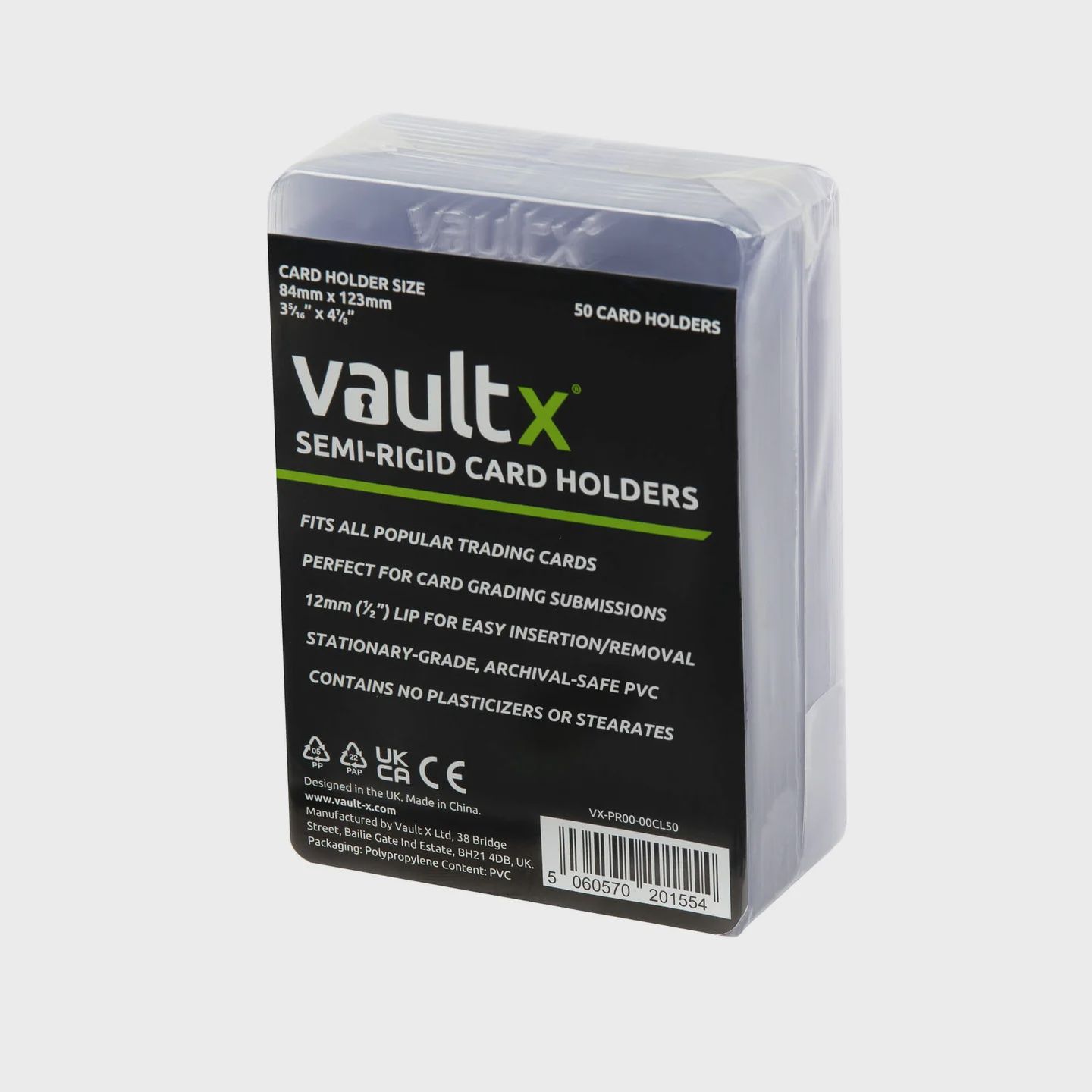 Semi-Rigid Card Holders 50 Pack