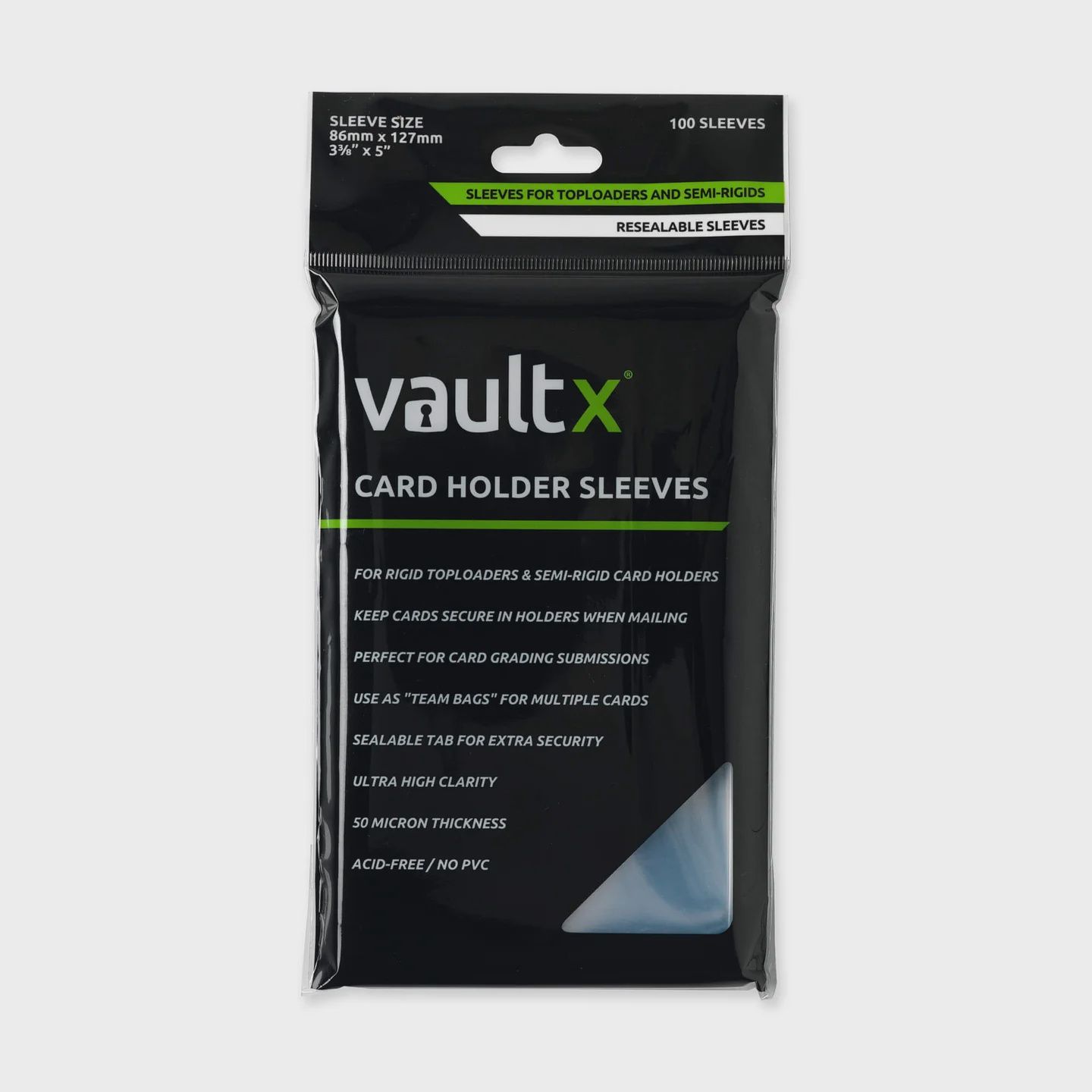 Card Holder Sleeves 100 Sleeves