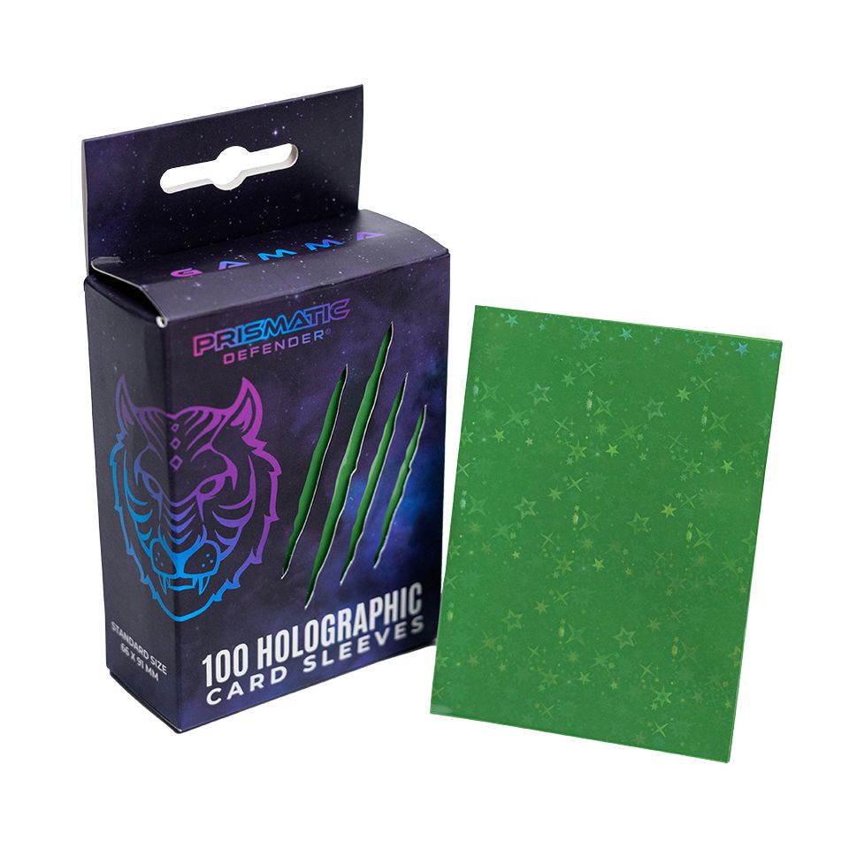 Prismatic Defender-Holographic Card Sleeves-Starfield Holo-Gamma 100ct.