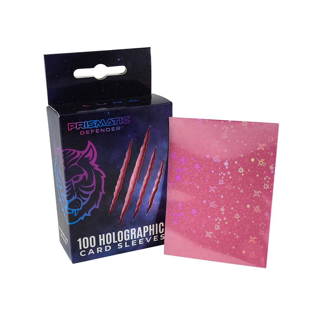 Prismatic Defender-Holographic Card Sleeves-Starfield Holo-Luna 100ct.