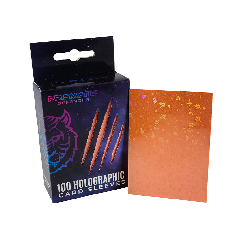 Prismatic Defender-Holographic Card Sleeves-Starfield Holo-Orion 100ct.