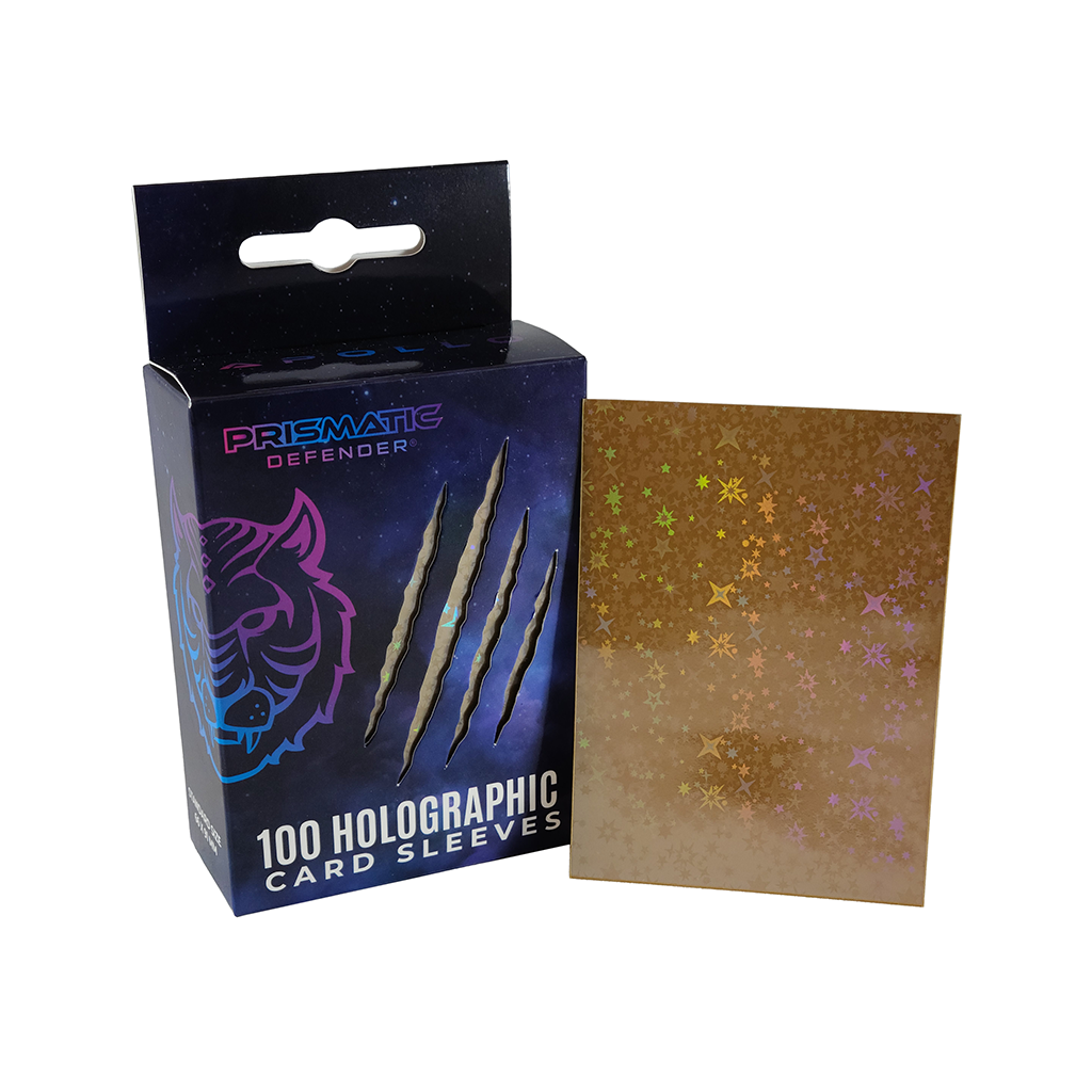 Prismatic Defender-Holographic Card Sleeves-Starfield Holo-Apollo 100ct.