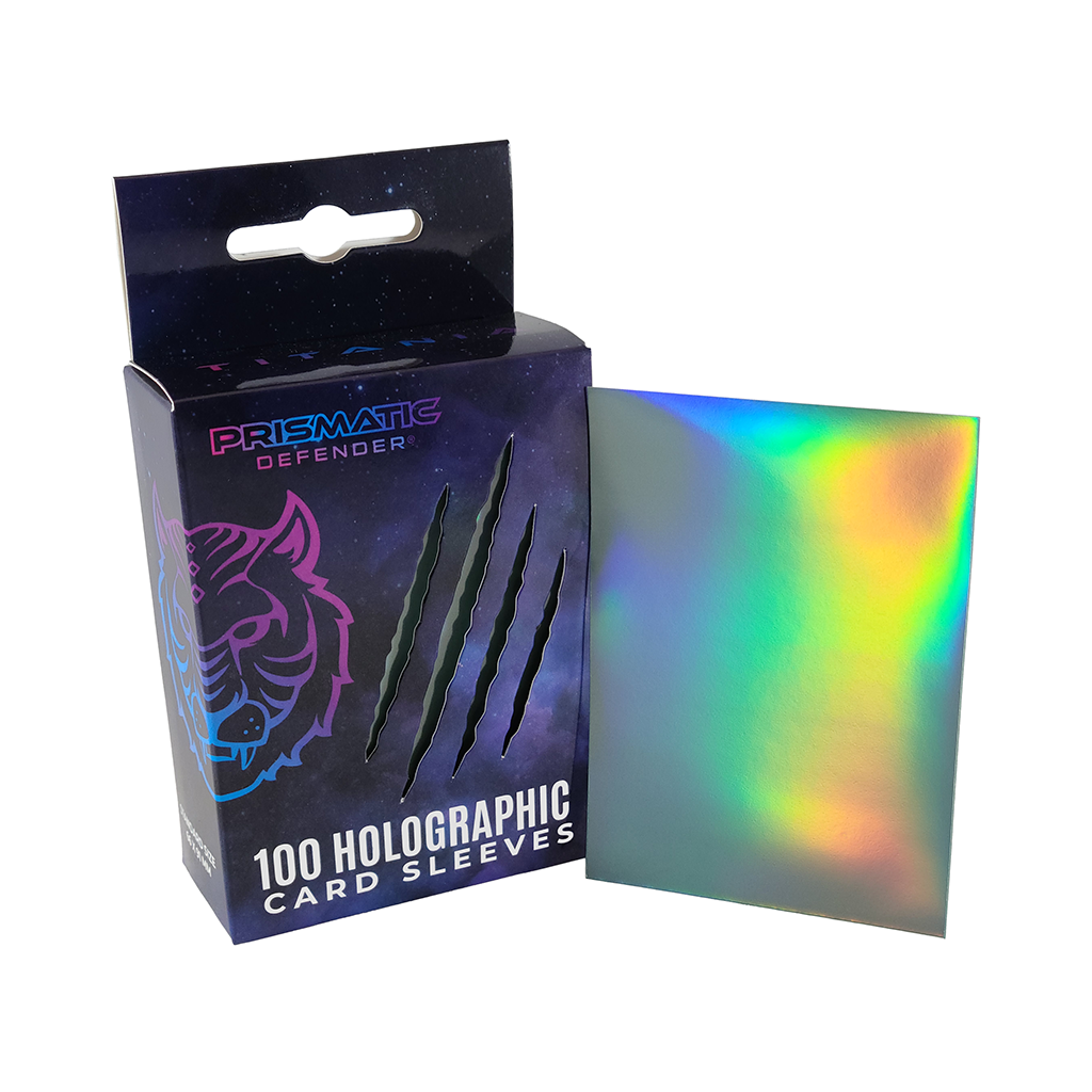 Prismatic Defender-Holographic Card Sleeves-Oracle Holo-Titania 100ct.