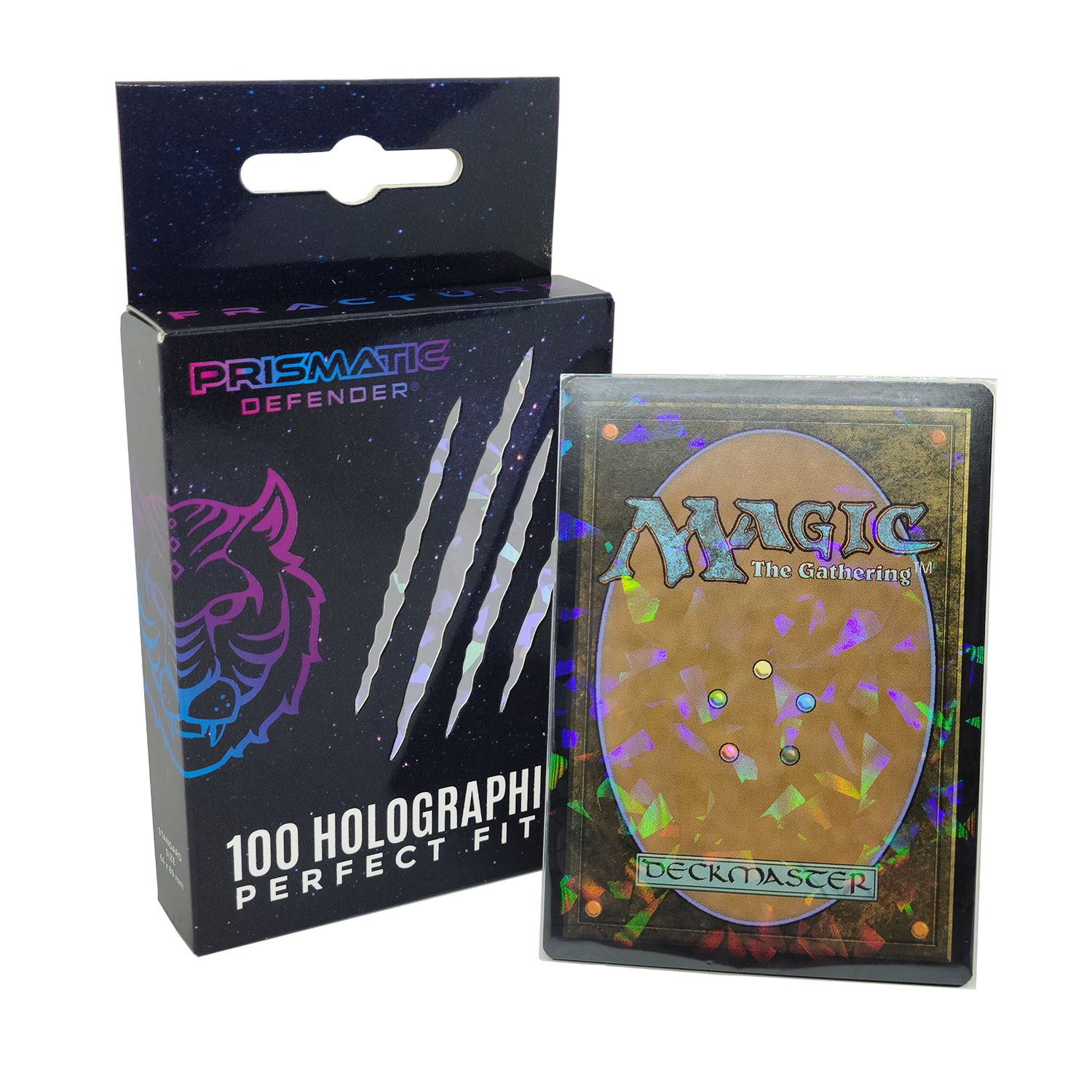 Prismatic Defender-Holographic Inner Sleeves-Fracture Holo 100ct