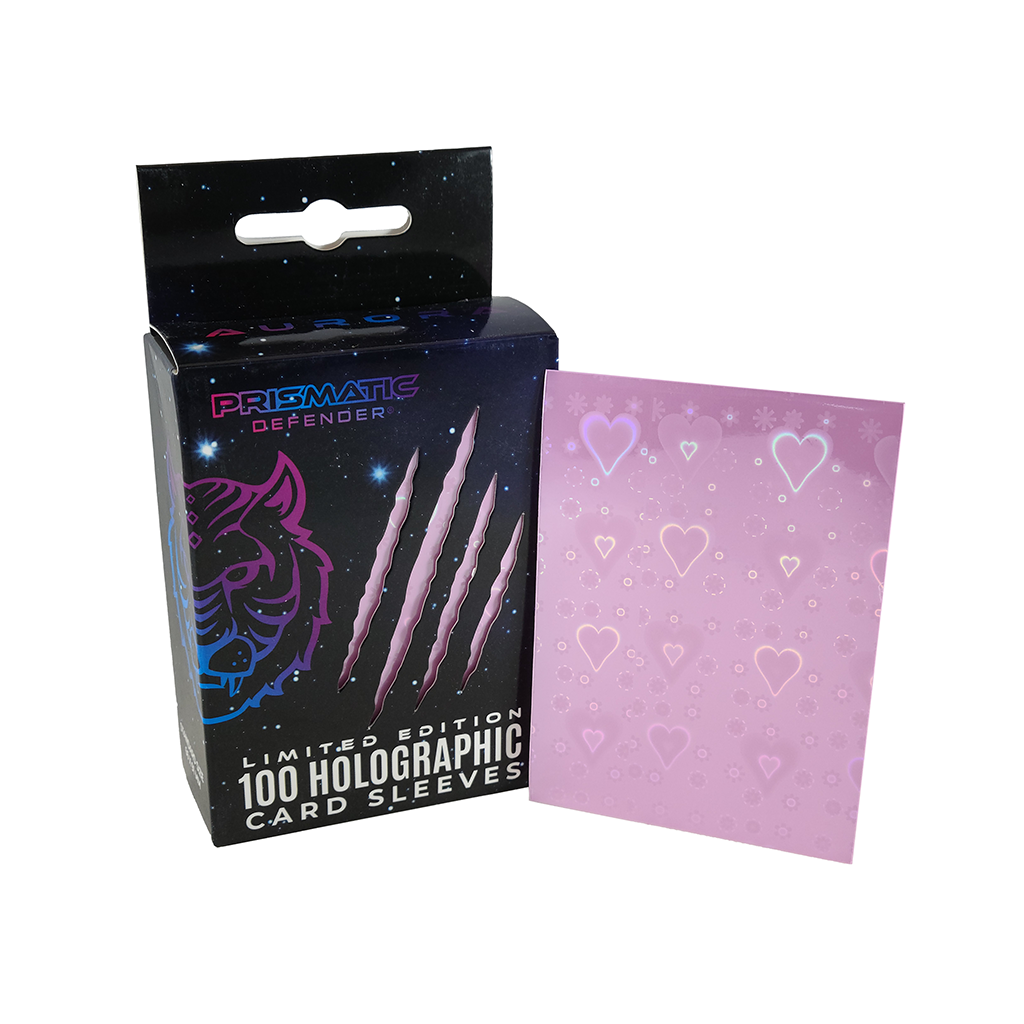 Prismatic Defender-Holographic Card Sleeves-Limited Edition-Pulsar Holo-Aurora 100ct.
