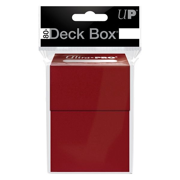 Deckbox: PRO 80+ Solid- Red