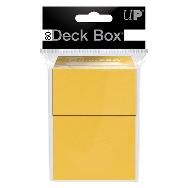 Deckbox: PRO 80+ Solid- Yellow