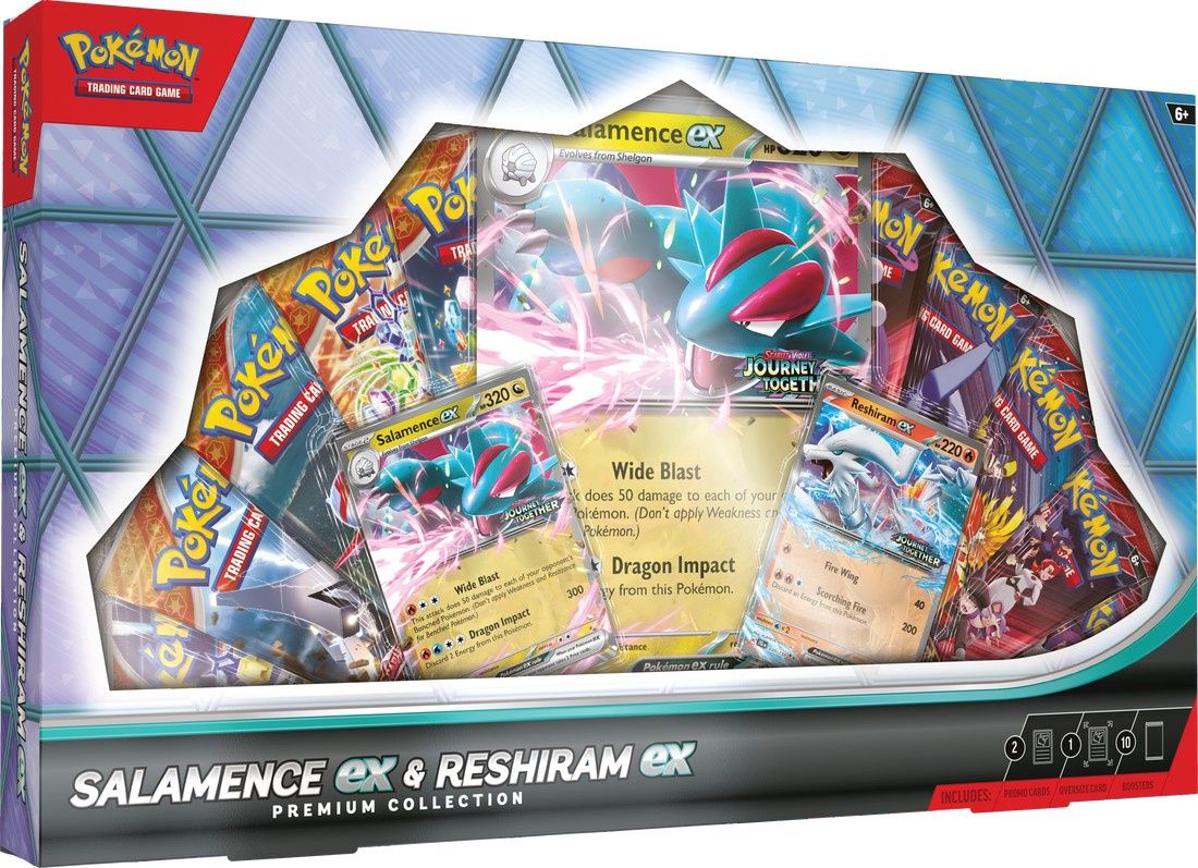 Pokemon TCG: Salamence ex &amp; Reshiram ex Premium Collection