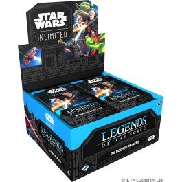 Star Wars: Unlimited - Legends of the Force Booster Box Display