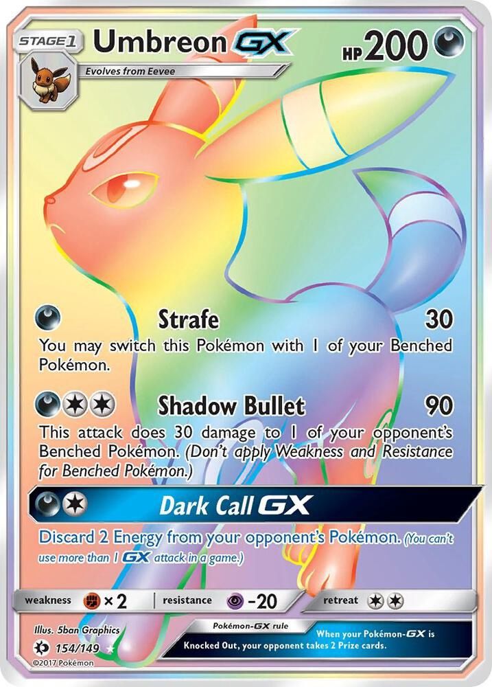 Umbreon GX (Secret) - SM Base Set (SM01)