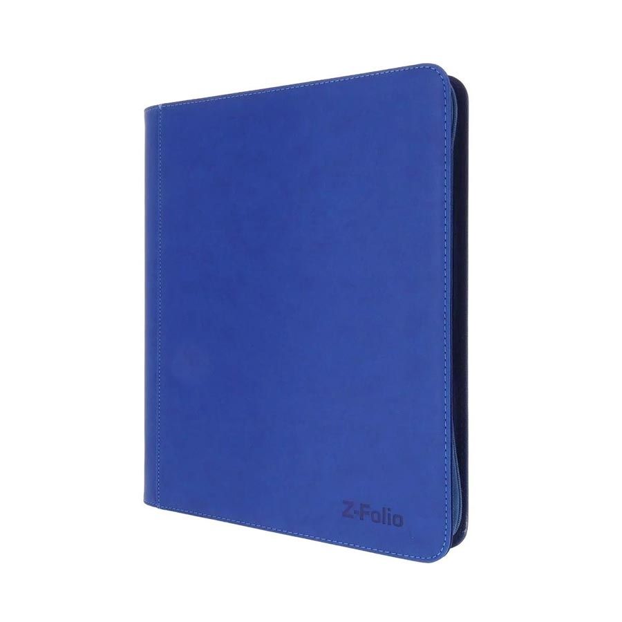 BCW SUPPLIES: Z-FOLIO FOR TOPLOADERS 4-POCKET LX BLUE (1-ZF4LX-TLCH-S-BLU)