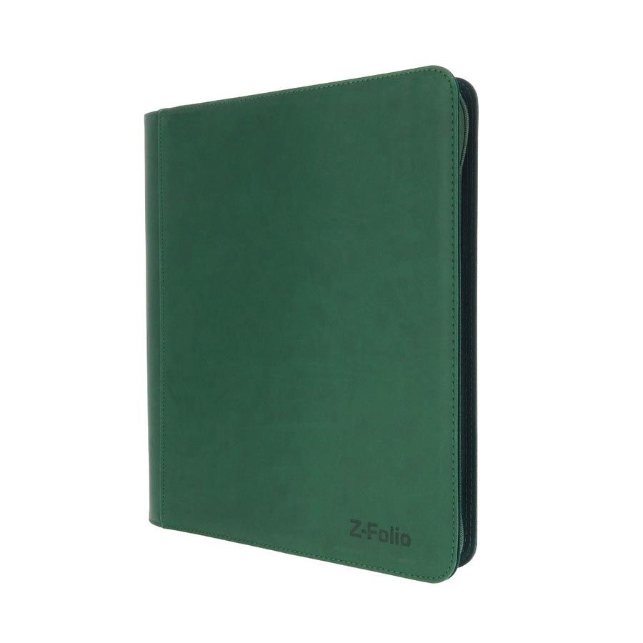 BCW SUPPLIES: Z-FOLIO FOR TOPLOADERS 4-POCKET LX GREEN (1-ZF4LX-TLCH-S-GRN)