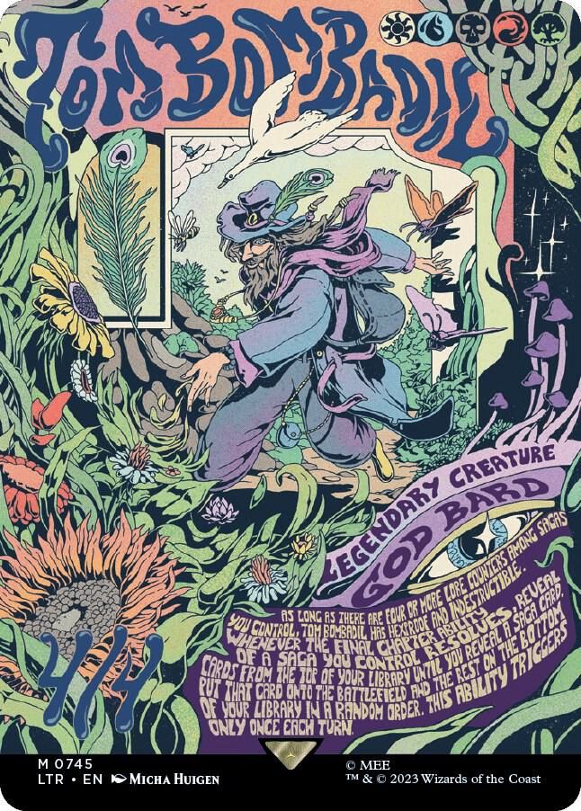 Tom Bombadil (Borderless Poster) - Universes Beyond: The Lord of the Rings: Tales of Middle-earth (LTR) FOIL (LP-Lightly Played)