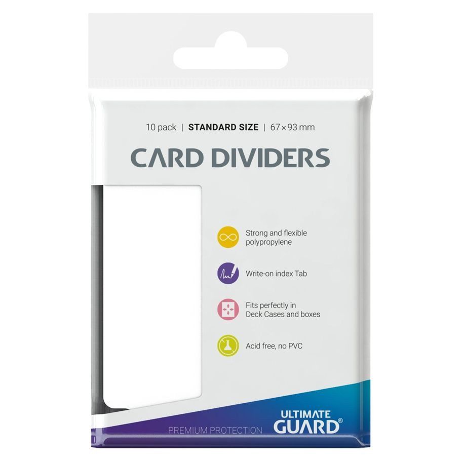 Card Dividers: White 10pk.