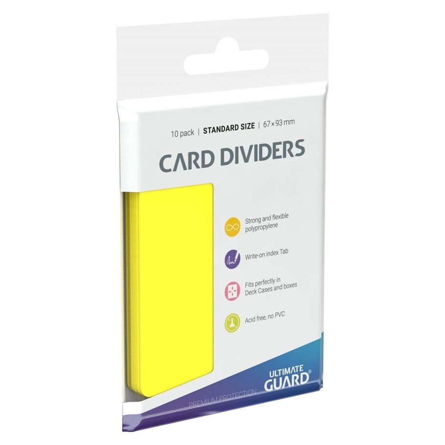 Card Dividers: Yellow 10pk.