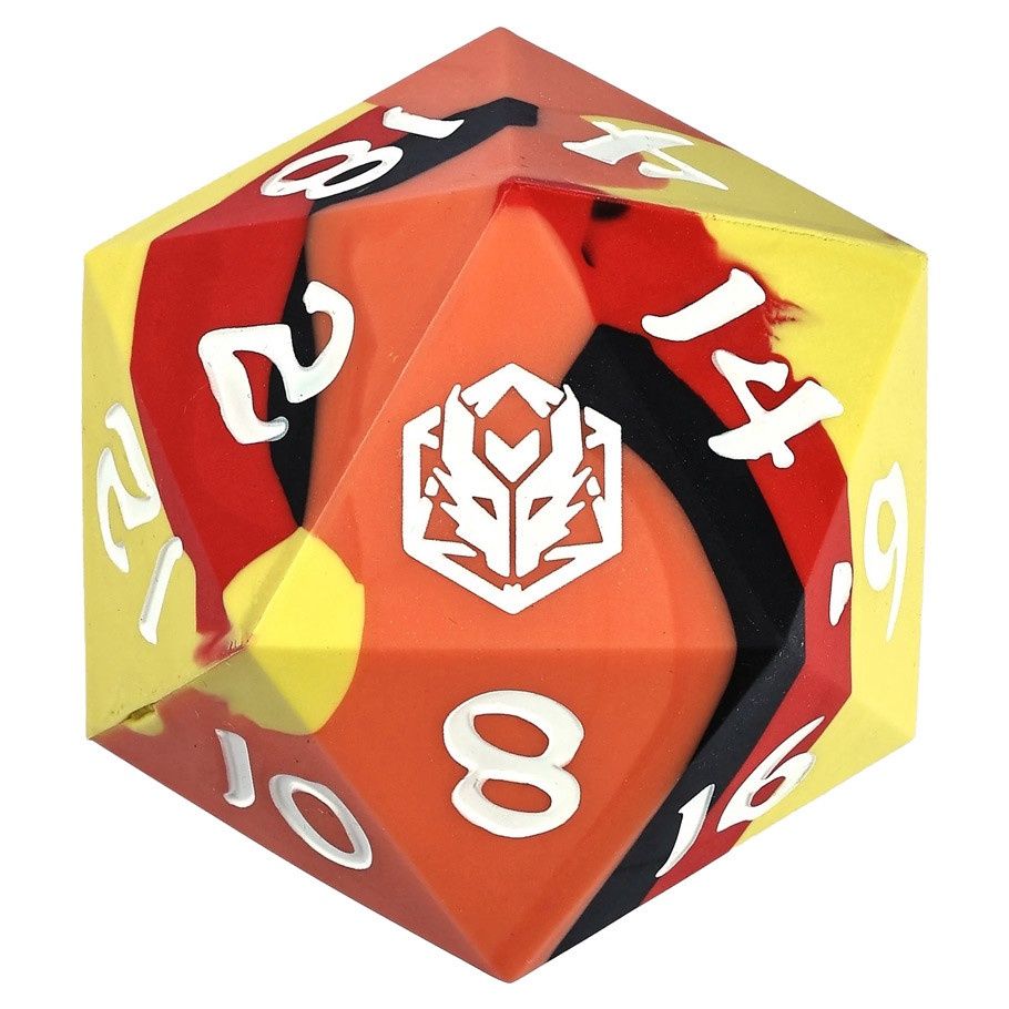 d20 55mm Chonk (Silicone): Fire Ball