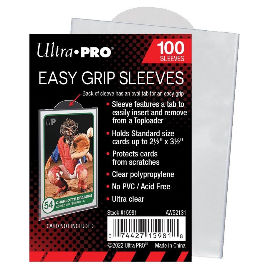 Deck Protector: Easy Grip Sleeves 2.5"x3.5" (100ct.)