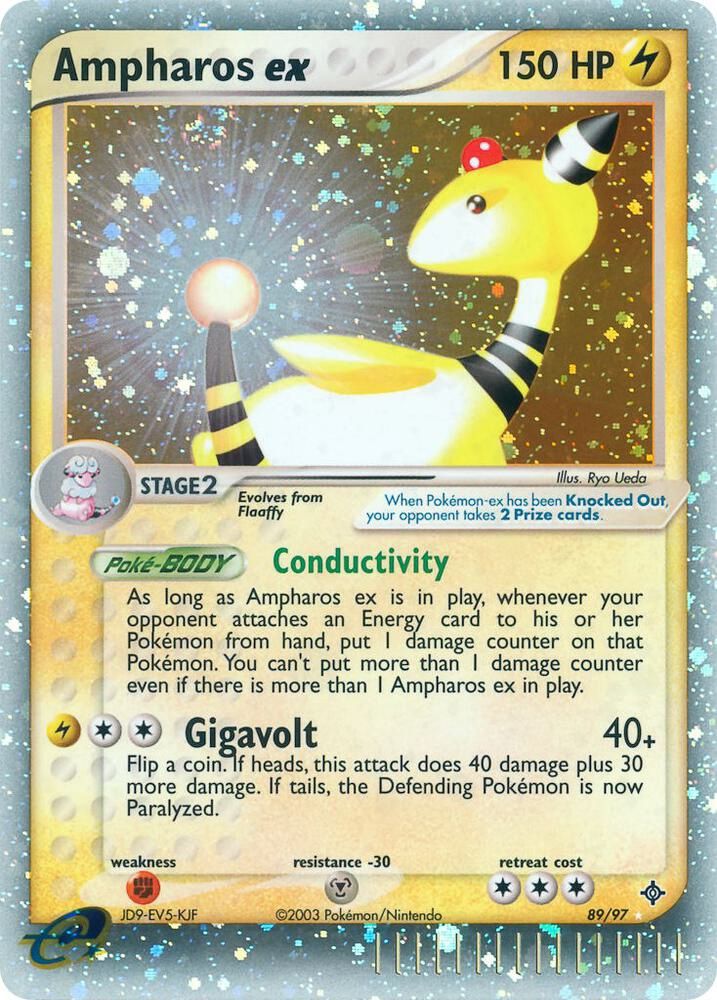 Ampharos ex - Dragon (DR) (LP - Lightly Played)