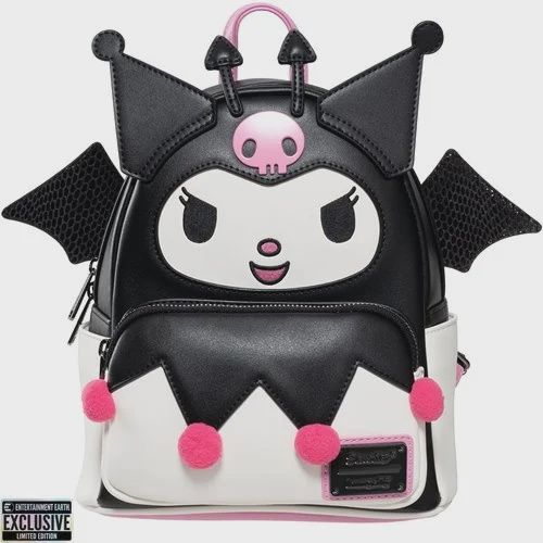 Sanrio Kuromi Devilish Winged Mini-Backpack - Entertainment Earth Exclusive