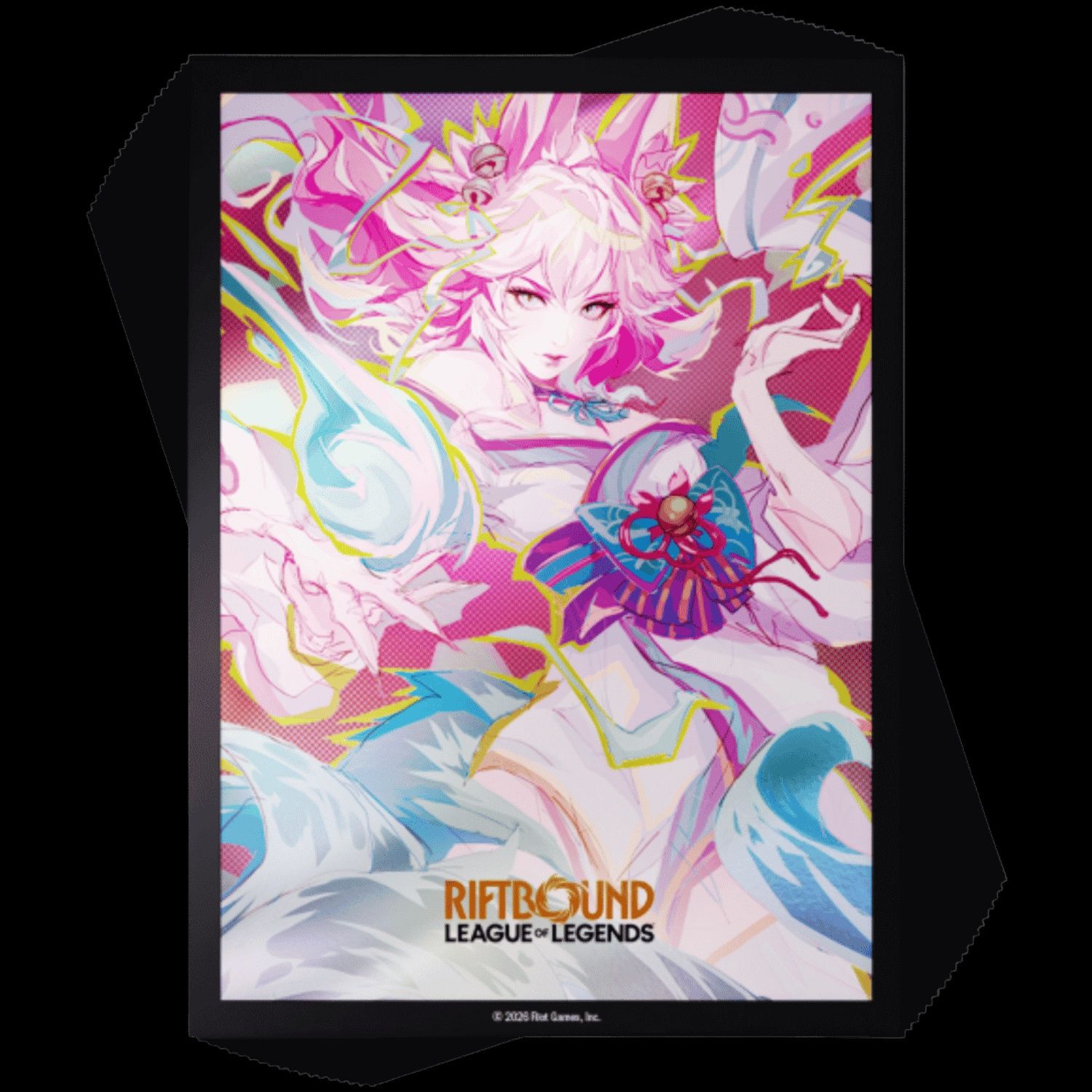 Card Sleeves: Riftbound- Spiritforged- 'Spirit Blossom Ahri' Art (100 ct)