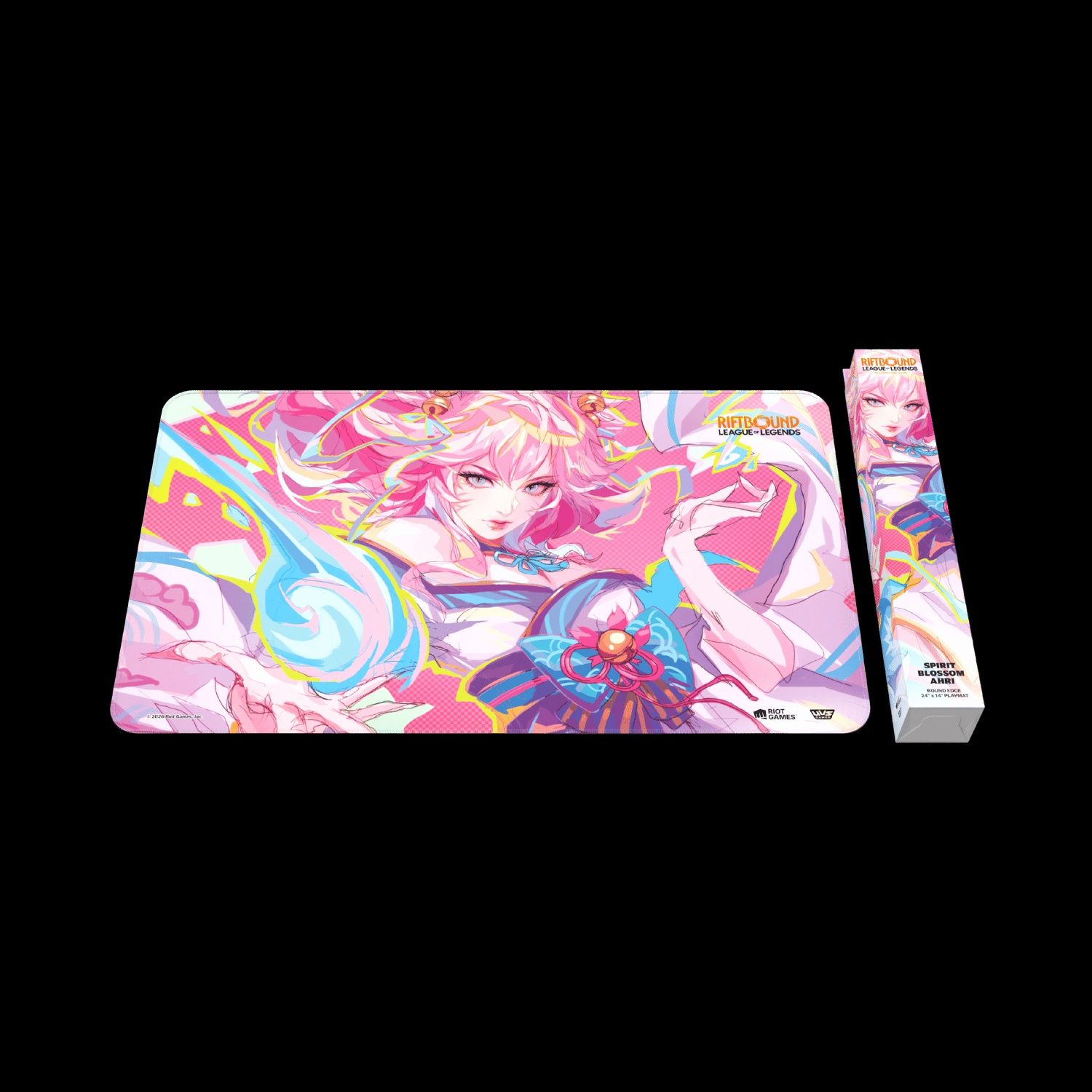 Playmat: Riftbound- Spiritforged- 'Spirit Blossom Ahri' Art