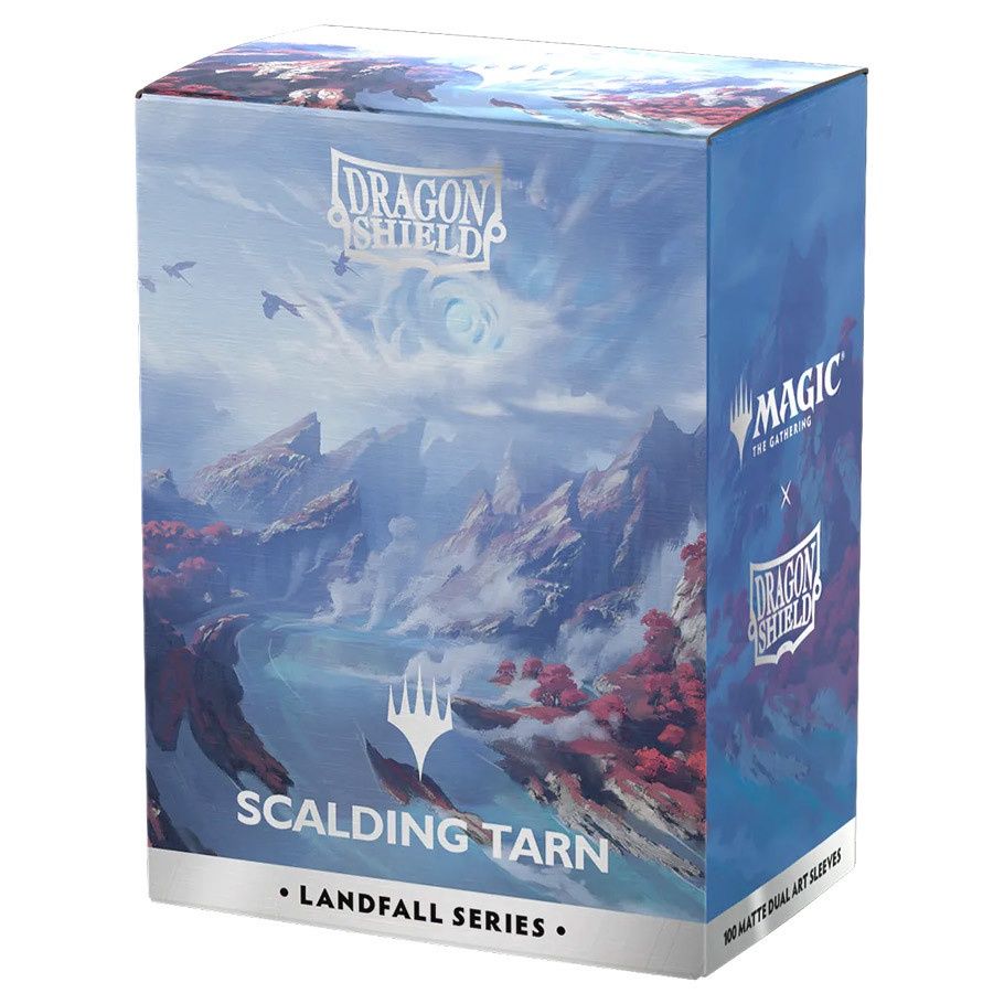 Deck Protector: Art: Dual Matte: Magic the Gathering: Landfall Series: Scalding Tarn (100)