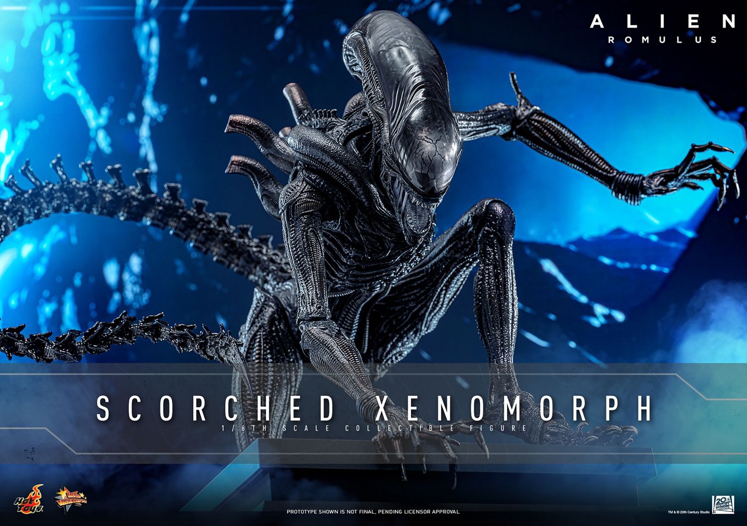 Scorched Xenomorph 1:6 Scale by Hot Toys