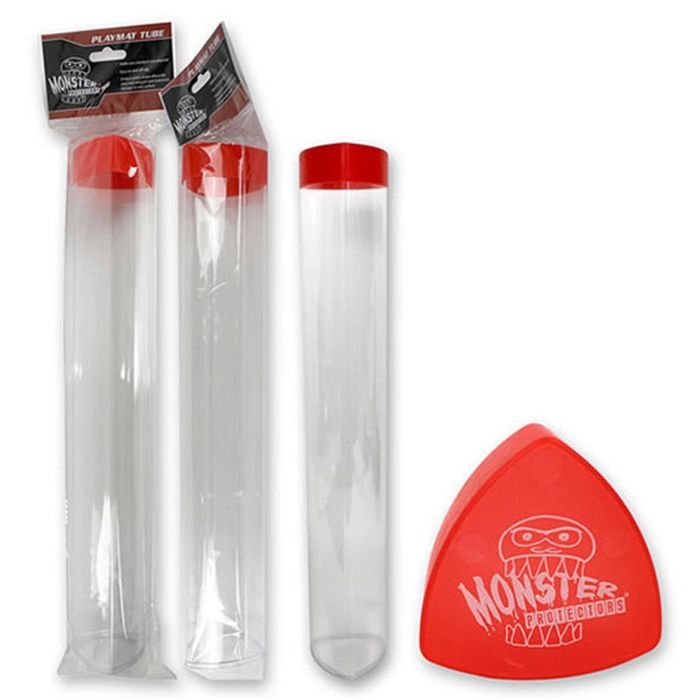 Monster Prism Playmat Tube, Color: Red
