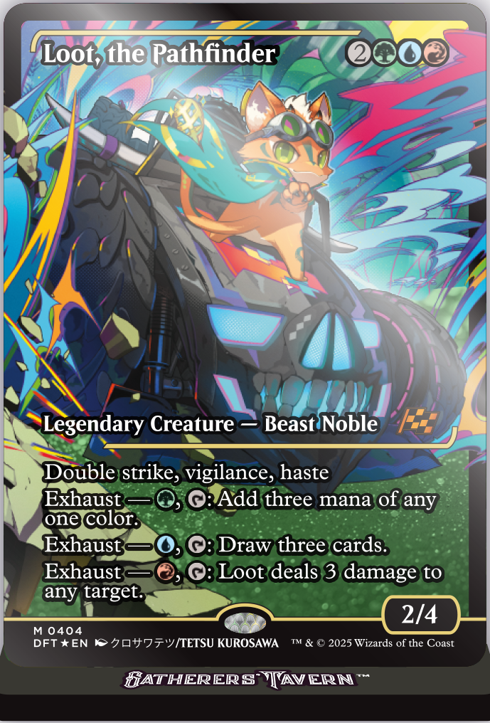 Gatherers Tavern MTG Slabs Loot the Pathfinder Slab