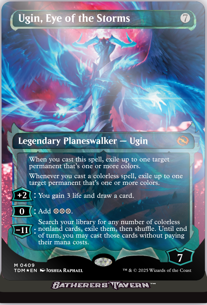 Gatherers Tavern MTG Slabs Ugin Eye of the Storms Slab