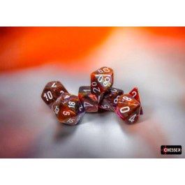 Chessex Festive Symphony/White 7-Die Set