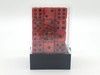 Old School 36ct 12mm D6 Dice Set: Pearl Drop - Blood Red w/ Black