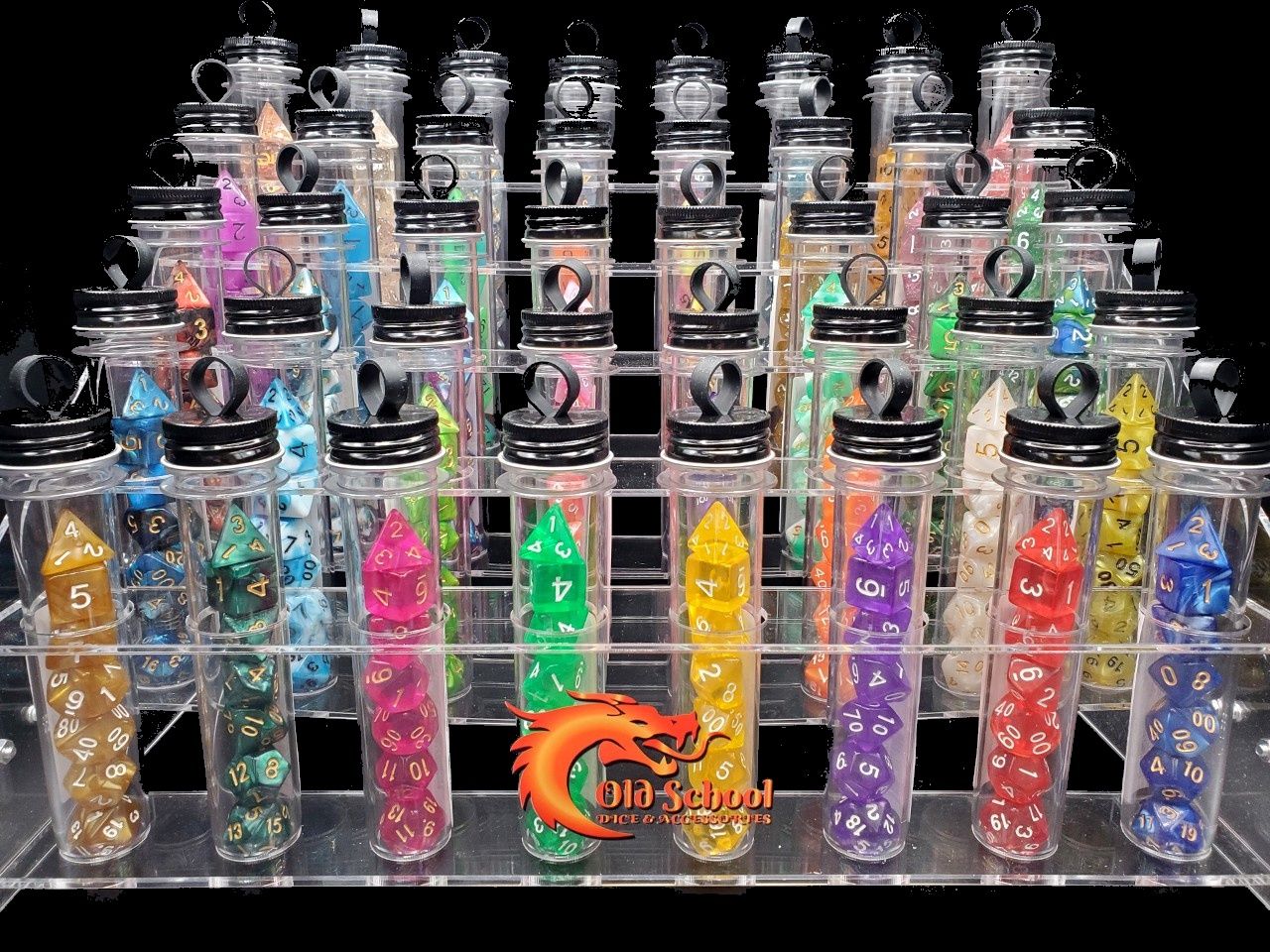 Old School Dice: Tube Dice Set!