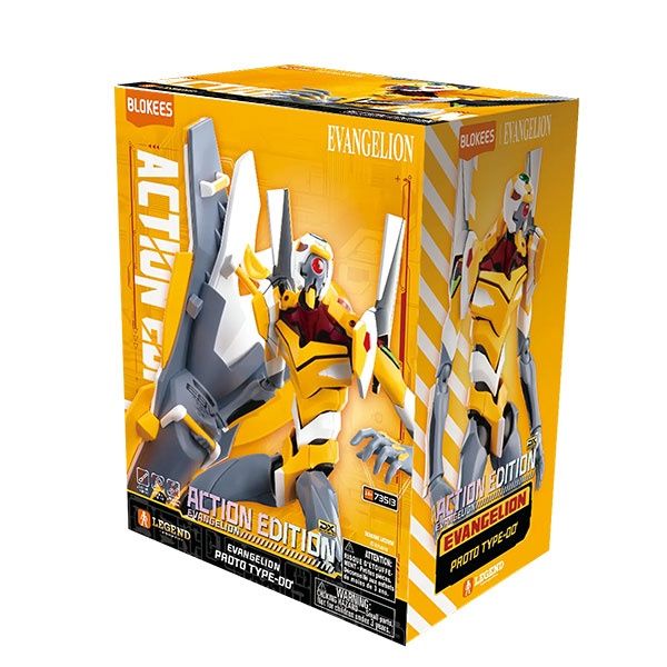 Evangelion Blokees: 6.7-inch Legend Edition Model Kit- LE03 Proto Type -00