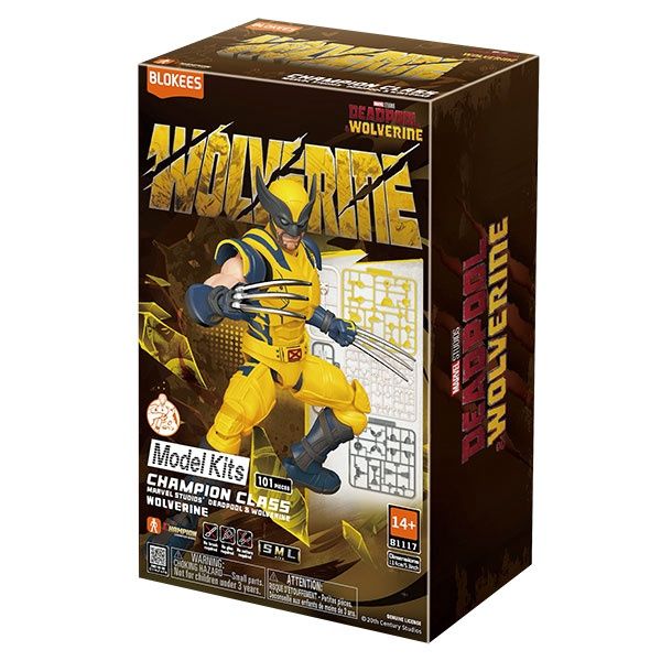 Marvel Blokees: 5.3-inch Champion Class Model Kit- CC05 Infinity SAGA Wolverine