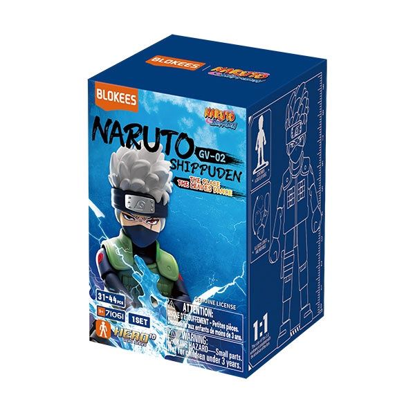 Naruto Blokees: 4-inch Gravity Model Kit- GV02 The Place The Leaves Dance (Each)