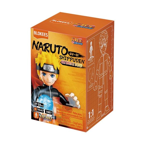 Naruto Blokees: 4-inch Gravity Model Kit- GV01 Ultimate Bond (Each)