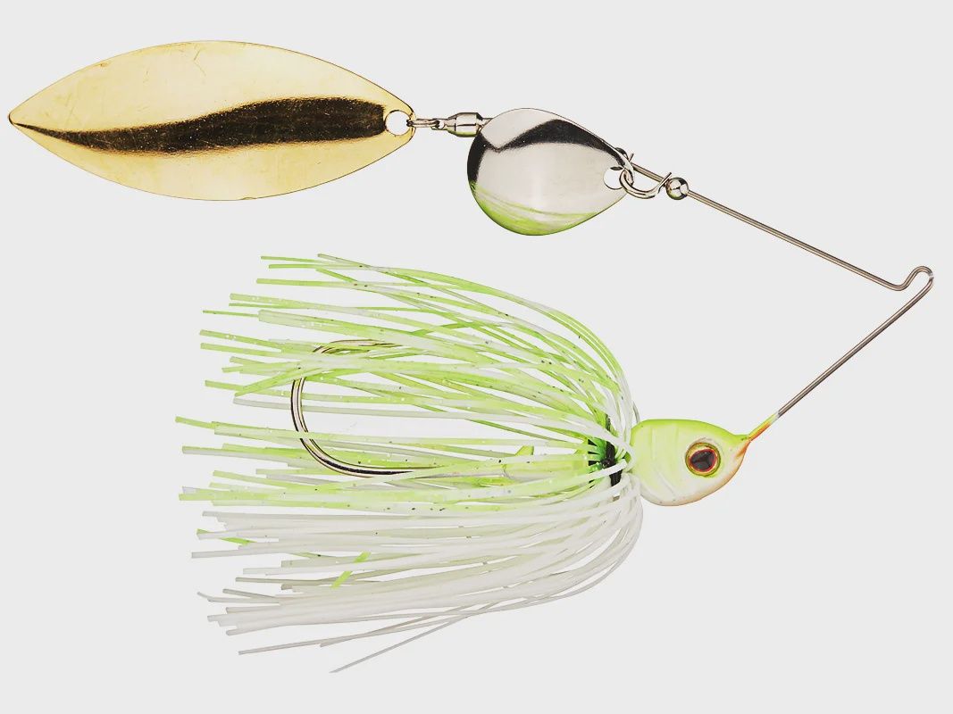 Greenfish HCB/High Class Blade Spinner Bait, Attribute: C/W, Size: 3/8oz, color: Char/Wht