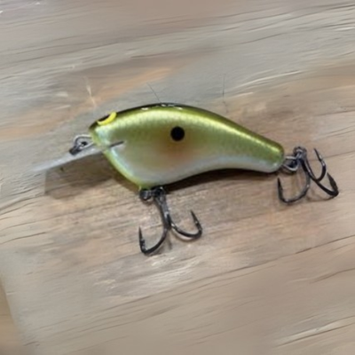Greenfish Custom Painted Balsa Crankbait