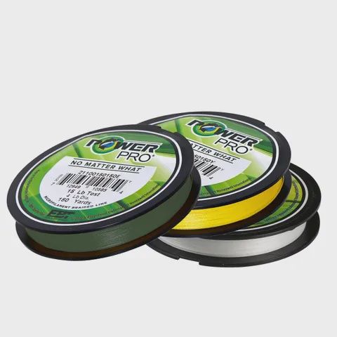 Power Pro Braid, Colour: Hi-Vis Yellow, Length: 150yd, Size: 10lb
