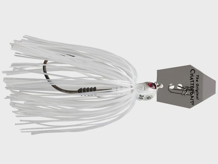 Z-man TUNGSTEN Chatterbait Elite EVO Series, Size: 3/8oz, color: White