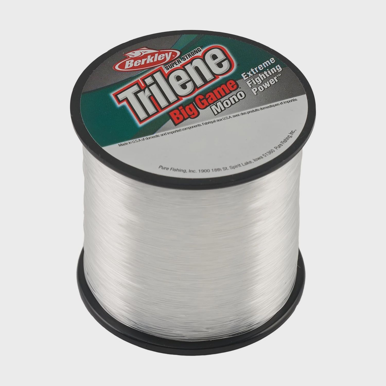 Berkley Trilene Big Game Mono Series, Size: 10lb, color: Clear, Length: 1500yd