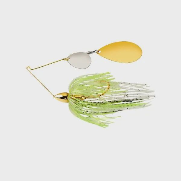 War Eagle Gold Frame Tandem Ind Spinnerbait Series, Size: 1/2oz, color: Spot Remover
