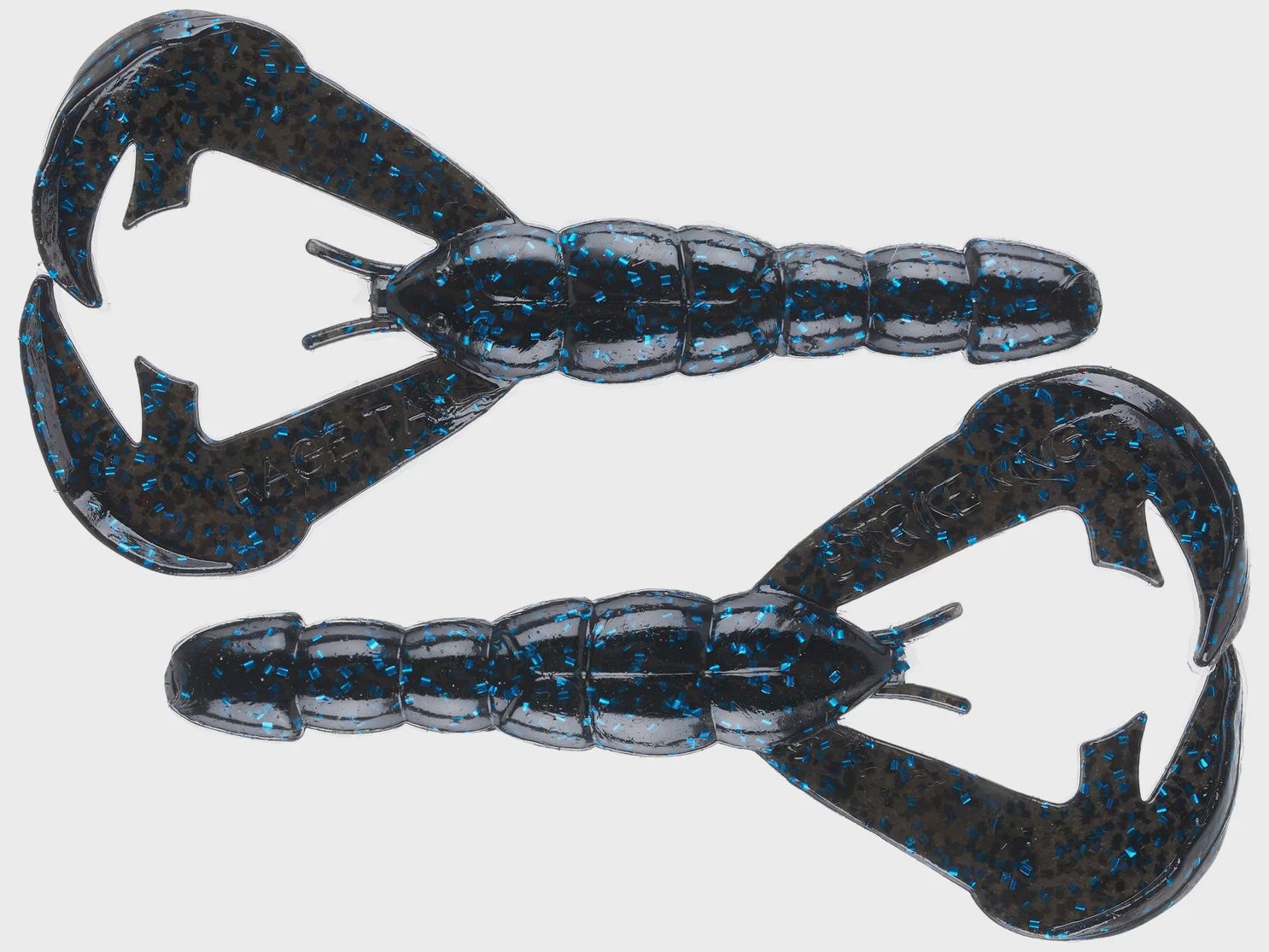 Strike King Rage Craw - RATTLIN&#39;, color: Black Blue Flake