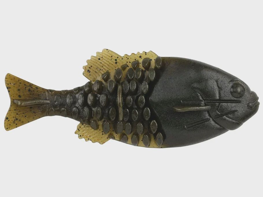 Berkley Powerbait Gilly Swimbait - CLOSEOUT, color: Green Pumpkin