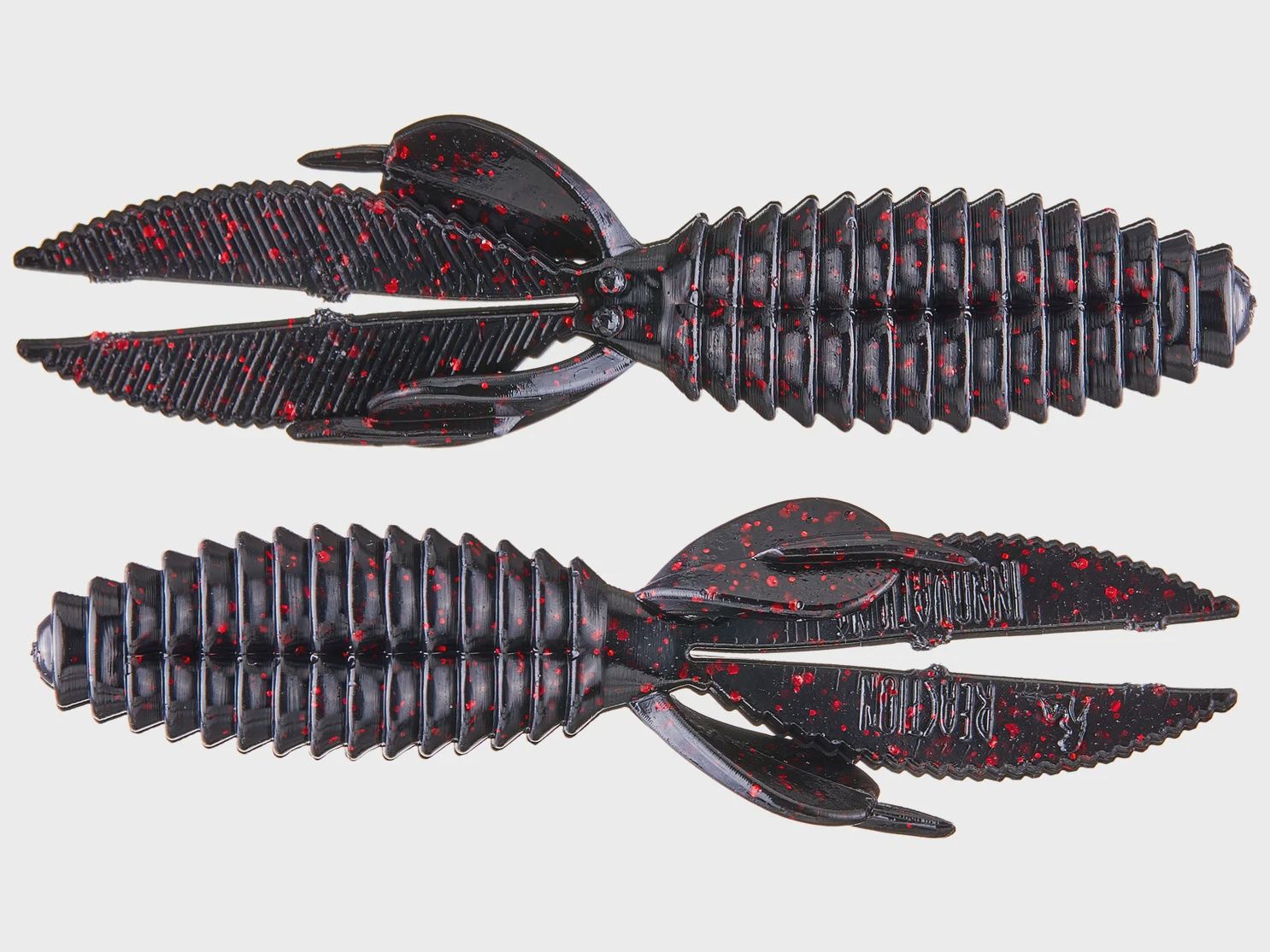 Reaction Innovations Sweet Beaver 4.20, color: Black/Red Flake