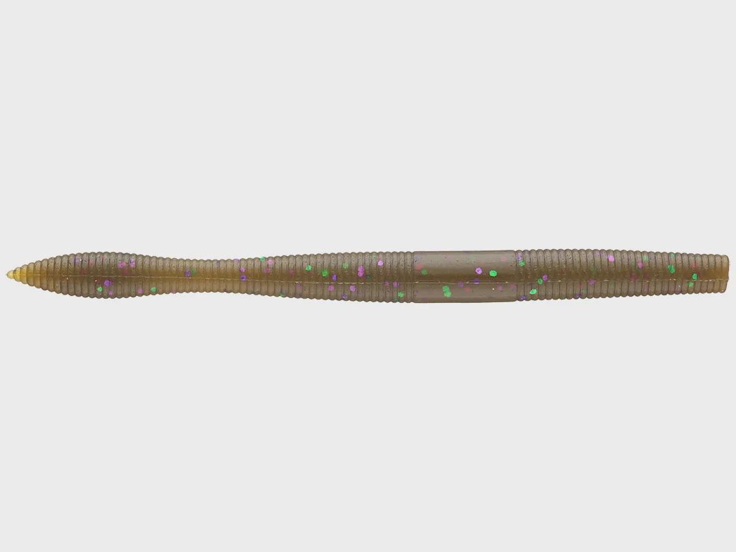 Yamamoto Neko Fat - 5&quot;, color: (297NF) Green Pumpkin Green-Purple Flake