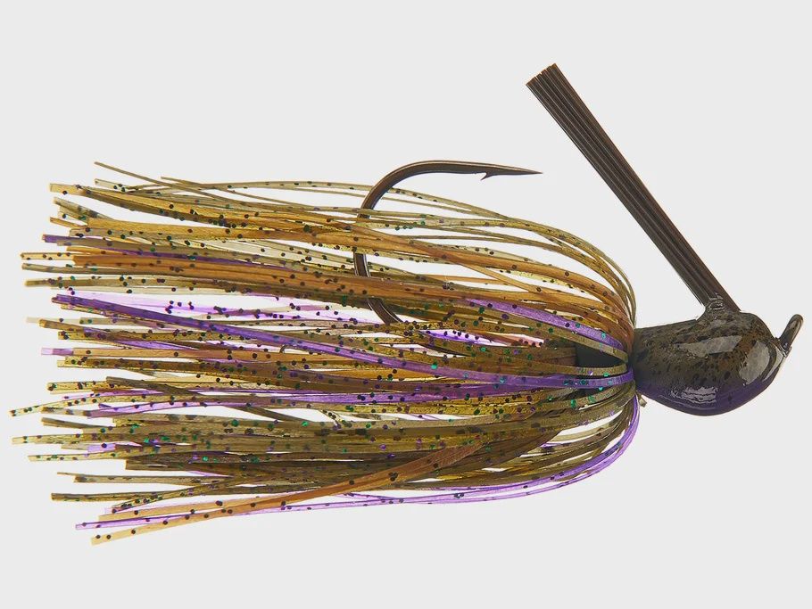 Dirty Jigs Luke Clausen Compact Pitching Jig, Size: 3/8oz, color: Green Pumpkin Candy