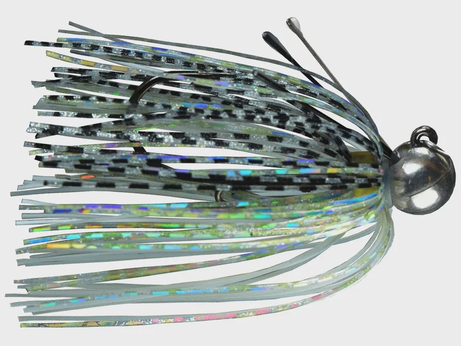 Picasso Tungsten Little Spotty Finesse Jig, Size: 3/8oz-3/0Hook, color: Holographic Shad